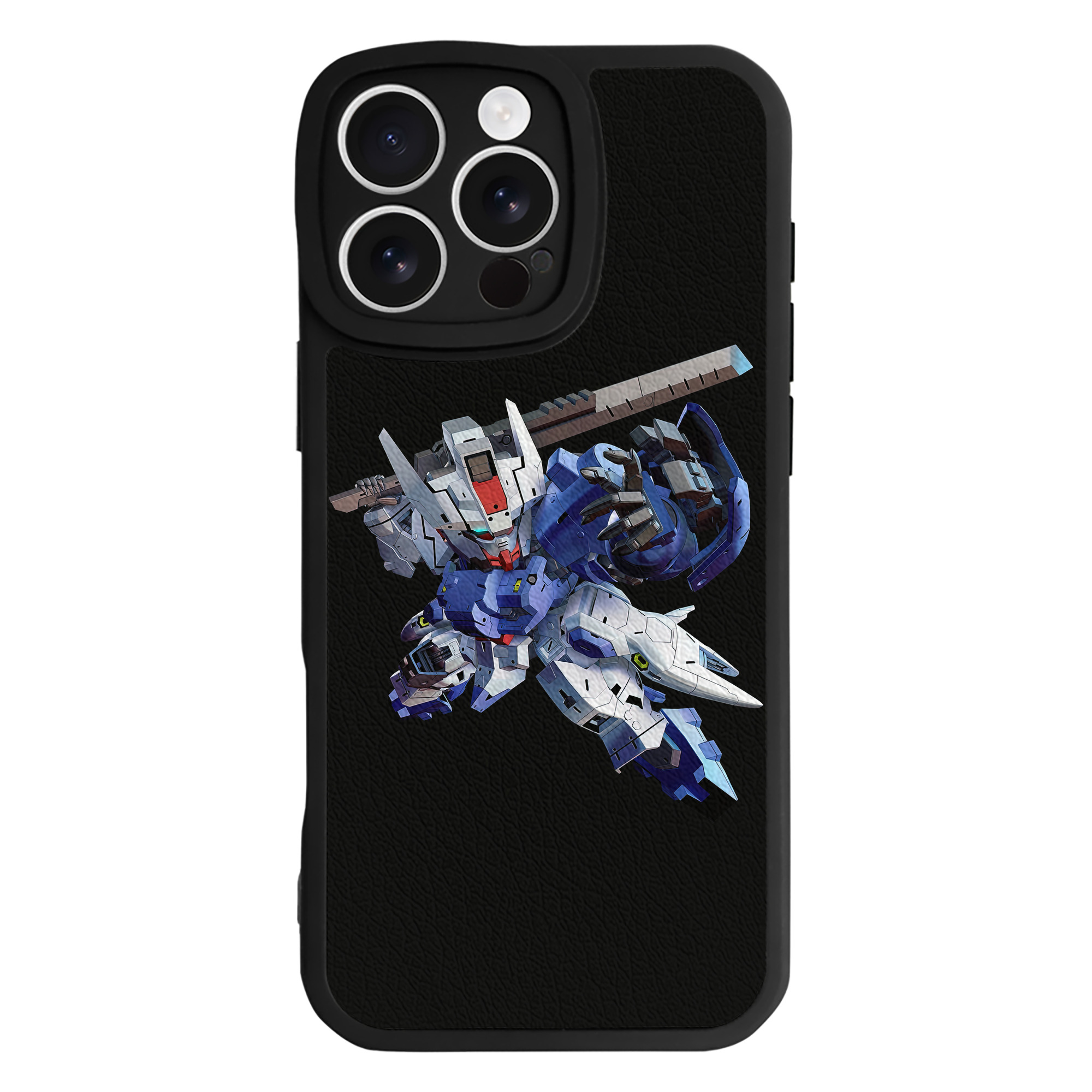 （画像用） 機動戦士ガンダム Mobile Suit Gundam 【iPhone 16シリーズ対応】シリコンスマホケース（レザー調） 材質：シリコン